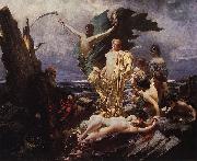 Franciszek zmurko The Past of Sinner - Seven Deadly Sins. Sweden oil painting artist